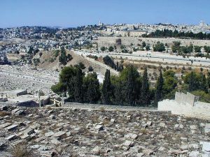 Ierusalimul de azi. Perspectivă asupra oraşului vechi.